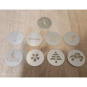 Discs Set Of 9 Hamilton Beach Super Shooter 80000 Replacement Part Discs